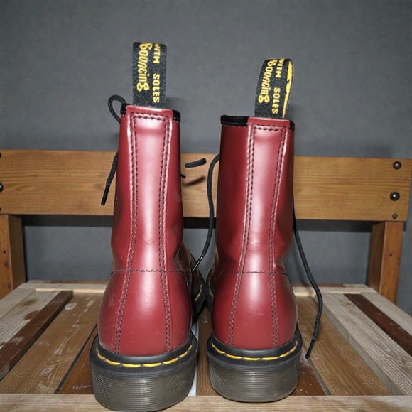 Dr. Martens Cherry Red Boots - Picture 7 of 8